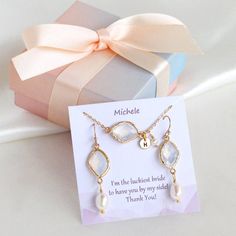 Best friend Bridesmaids Gifts Bracelet and earrings, Personalized BirthStones initial Bracelet and earrings, flower girl Bracelet, ON SALEother style Bridesmaids Gifts buy click here:https://www.etsy.com/shop/birdshome?ref=simple-shop-header-name&listing_id=237110237&search_query=Bridesmaidflower girl gifts buy click here:https://www.etsy.com/shop/birdshome?ref=simple-shop-header-name&listing_id=237110237&search_query=flower+girlabout the PAYMENT: if you don't have a PayPal accou White Jewelry For Wedding Gift, Personalized Dangle Jewelry For Wedding, Elegant Personalized Jewelry For Bridal Shower, Personalized Earrings For Wedding On Mother's Day, Bridesmaid Bracelet Gift, Flower Girl Bracelets, Bracelet Initial, Birthstone Colors, Flower Girl Gifts