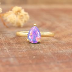 Lavender fire Ethiopian opal ring for women, October birthstone opal jewelry, Minimalist ring, ring for her, Genuine fire opal ring, Minimalist ring, Ring for her Gorgeous fire opal jewelry, Gemstone ring, Gift for her. *Other Similar Jewelry Available Here* https://www.etsy.com/shop/AreebaJewelry Details:- Gemstone - Ethiopian opal  Stone Color - Natural  Stone Setting - Prong Quality - AAA Grade Rize Size - 4 US TO 9 US Available Type - 100% Natural  Shipping service - Free worldwide shipping Solitaire Opal Ring In Round Shape, Round Solitaire Opal Ring, Solitaire Opal Ring With Round Shape, Teardrop Opal Promise Ring Fine Jewelry, Teardrop Opal Promise Ring In Fine Jewelry Style, Anniversary Solitaire Opal Ring, Ethiopian Opal Promise Ring Birthstone, Ethiopian Opal Birthstone Promise Ring, Pink Opal Promise Ring