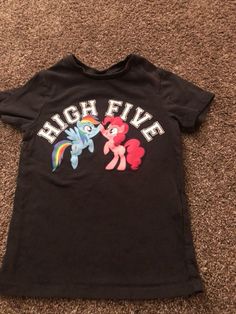 On My Little Pony shirt Shipping from the US. Easy 30 day return policy, 100% cotton, Double-needle neck, sleeves and hem; Roomy Unisex Fit. Trendy Short Sleeve Shirt With Character Print, Fun Character Print Tops For Spring, Graphic Tee With Character Print And Short Sleeves, Playful Fitted Tops With Character Print, Fitted Playful Tops With Character Print, Fun Fitted Tops With Character Print, Fun Character Print Shirt For Spring, Cute Short Sleeve Tops With Funny Print, Spring Short Sleeve Shirt With Character Print