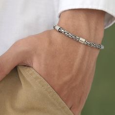 Mens Jewelry Bracelet Silver, Platinum Bracelet, Mens Silver Jewelry, Mens Gold Jewelry, Mens Bracelet Silver, Jewelry For Sale, Mens Gold Bracelets, Men's Bracelet, Shopping Ideas