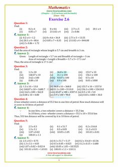 an exercise sheet with numbers and times