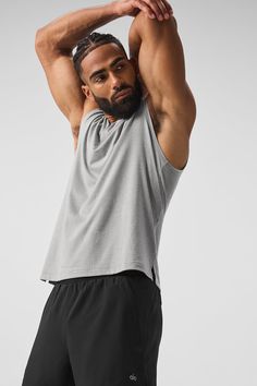 Made from the softest jersey fabric in the game, the Triumph Muscle Tank is made for more than asanas. Relaxed dropped armholes make it easy to wear wherever you're headed. For working out and wearing out Lightweight fabric wears well everywhere Designed & uniquely fit for every size Wear-tested by our in-house team for the perfect fit Fitness Headshots, Mens Lotion, New Warriors, Product Shoot, Swimming Workout, Gym Tank Tops, Photography Work, Back Women, Beauty Body