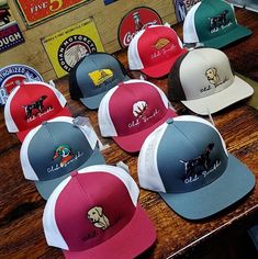 📸 by:@dixie_made -- Which one is your favorite?!  #southern #southernstyle #hunting #fishing #truckerhat #donttread #cottonfield #labsofinstagram #woodduck #gspofinstagram #pointersofinstagram #tobaccofarmer #huntingseason #oldsouth #oldsouthapparel - Shop Online at OldSouthApparel.com Cotton Fields, Uv Sunglasses, Flat Shapes, Hunting Season, Cowgirl Hats, Mens Clothes, White Mesh, Cute Hats, Southern Style