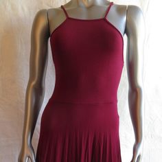 La Hearts Burgundy Spaghetti Strap Dress New With Tags Size Is A Medium Measurements Are: Top To Bottom Is 38”. Armpit To Armpit Is 14 1/2". Hips Is 36" Made Of 95%Rayon & 5%Spandex Machine Wash Cold & Line Dry. Comes From A Smoke Free Home Please Feel Free To Ask All Questions. Thanks For Stopping By! Fitted Red Camisole With Built-in Bra, Flirty Stretch Cami Dress, Stretch Seamless Cami Dresses, Red Fitted Strappy Dress, Stretch Halter Neck Dress With Adjustable Straps, Red Stretch Camisole For Summer, Red Stretch Mini Dress With Spaghetti Straps, Sleeveless Red Mini Dress With Built-in Bra, Fitted Halter Neck Camisole With Adjustable Straps