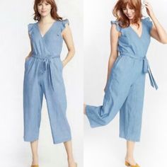 Reposhing This Item I Purchased From @Katclosetco. Loved It, Too Big On Me, So It's Unused. Questions? Leave A Comment Below! Spring V-neck Overalls With Pockets, Spring Cotton V-neck Denim Jumpsuit, Chic Blue V-neck Denim Jumpsuit, Cotton Denim V-neck Jumpsuit, Summer Denim V-neck Jumpsuit With Pockets, Summer V-neck Denim Jumpsuit With Pockets, Spring V-neck Cotton Denim Jumpsuit, Blue V-neck Relaxed Fit Jumpsuits And Rompers, V-neck Overalls With Pockets For Summer