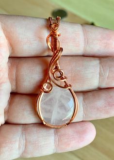 Bohemian Wire Wrapped Teardrop Pendant Jewelry, Bohemian Teardrop Pendant Jewelry, Bohemian Teardrop Pendant Hand Wrapped Jewelry, Bohemian Hand Wrapped Teardrop Pendant Jewelry, Bohemian Rose Gold Round Jewelry, Pink Rose Quartz Hand Wrapped Jewelry, Hand Wrapped Rose Quartz Pink Jewelry, Hand Wrapped Pink Rose Quartz Jewelry, Bohemian Rose Gold Gemstone Jewelry