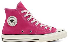 Converse Chuck 70 High Prime Pink 166215C Purple Converse High Tops, Chuck Taylor Boots, Converse All Star Ox, Purple Converse, Suede Shoes Women, High Top Chucks, Pink High Tops, Black High Top Sneakers, Converse Chuck Taylor White