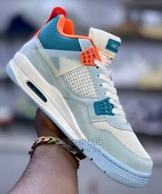 Jordan 4 Union, Nike Huarache, Air Max Sneakers, Blue Orange, Air Max, Nike Air Max, Nike Air, Sneakers Nike, Jordan