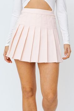 Pleated tennis mini skirt. NOTE: If your size is not available, please register your email in EMAIL ME WHEN AVAILABLE link. Tennis Mini Skirt, Pink Tennis Skirt, Tennis Skirt Black, Cold Fits, Pleated Tennis Skirt, Tennis Skirts, Navy Skirt, Skirt Trends, Mommy Style