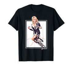 a black t - shirt with a marilyn monroe photo on it