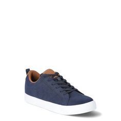 Classic and sporty, these faux suede Lace-Up Sneakers from No Boundaries fit right into your plans for the weekend. Cool and comfy, these sneakers feature a padded collar and memory foam insole so your feet will be cushioned with every step you take. Try them with jeans or shorts when youre off duty or they work just as well with slacks and a sports coat too. Only at Walmart. Size: 11.  Color: Blue.  Gender: male.  Age Group: adult. Sports Coat, Every Step You Take, Lace Up Sneakers, Suede Lace, Casual Lace, Blue Gender, No Boundaries, Off Duty, Sport Coat