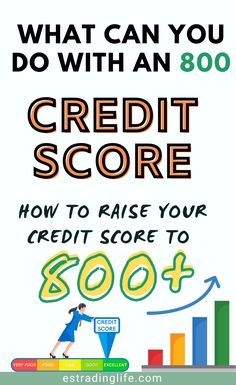 the book cover for what can you do with an 800 credit score?