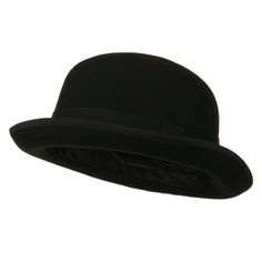 Men's Felt Bowler HatMade of 100% wool.Available sizes with elastic tie inside crown: M (57 cm), L (59 cm) and XL (61 cm).Inner satin hatband.Adult/Male.Crown measures 4 1/2 centimeters deep.Brim measures 2 inches long.Dry clean.Imported. Solid in color, bowler hat with attached different colored grosgrain hat band for gentlemen.Crown features oval round shaped top.Brim is accented with a ribbon trim and upturned all around.Our dressy style derby hat is great for any type of outdoor events, walk Hat With Ribbon, Male Crown, Dressy Style, Bowler Hat, Derby Hat, Dressy Fashion, Derby Hats, Outdoor Events, Ribbon Trim