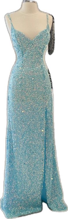 Tiffany Blue Sequin Mermaid Long Formal Dress Prom Dress With Train, Long Formal Dress, Tiffany Blue, Black Friday Sale, Formal Dress, Special Occasion Dresses, Occasion Dresses, Homecoming Dresses, Denver