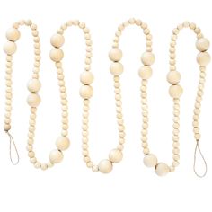 PRICES MAY VARY. Wood DIMENSIONS: Total length is 7ft (84") long including approx. 2" loops on each end of the garland for easy hanging. QUALITY MATERIAL: Natural, high-quality, unfinished wood beads with no stain or shine. These decorative wooden beaded garland add a natural feel to your decor. STYLE: If you are a farmhouse lover, a bohemian soul, coastal vibe, country rustic, Scandinavian minimalist design, mid-century enthusiast, or a fan of all things neutral and natural, our Sage in Thyme w Bead Christmas Garland, Wood Bead Christmas, Xmas Beads, Bohemian Christmas, Wooden Bead Garland, Farmhouse Holiday, Christmas Tree Garland, Xmas Tree Ornament, Tree Garland