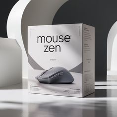 a box with a mouse on top of it