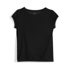 Our Original Tee is anything but basic. We've crafted the ultimate wardrobe staple to keep your baby comfortable. Pair with the All Day Jogger to take her from naptime to playtime in softness! Stretch Solid Tops For Playwear, Solid Stretch Tops For Playwear, Stretch Tops For Playwear, Black Short Sleeve Tops For Playwear, Stretch Black Tops For Playwear, Black Stretch Tops For Playwear, Stretch Crew Neck Tops For Playwear, Black Crew Neck Tops For Playwear, Casual Stretch Tops For Playtime