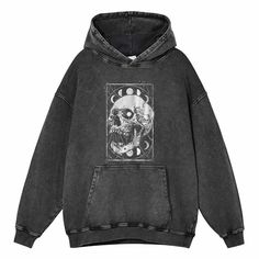 Discover the perfect blend of comfort and rebellion with our Vintage Washed Skull Head Print Hoodie Collection. #hoodie,#vintagestyle,#skullart,#punkfashion,#accessories,#streetfashion,#fashion,#gothic#gift,#gthic Urban Hoodie With Skull Print, Urban Style Hooded Hoodie With Skull Print, Urban Hooded Sweatshirt With Skull Print, Oversized Hooded Skull Print Sweatshirt, Oversized Hooded Sweatshirt With Skull Print, Cotton Grunge Hoodie With Drawstring Hood, Grunge Cotton Hoodie With Drawstring Hood, Cotton Band Merch Sweatshirt With Skull Print, Cotton Hoodie With Skull Print And Long Sleeves