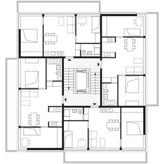 the floor plan for a two story house