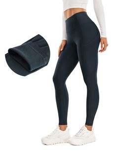 PRICES MAY VARY. Design for Daily wear Soft thermal fleece lined, slick finish, four-way stretch, moderate compression High rise. 28'' inseam Interior drawstring. Side pockets for storage Thermal Fleece Lined collection can beat the chill, trap the heat. With the fleece lining interior and smooth, fast-drying exterior, these full-length leggings with U seam can retain body heat and keep warm in chill days CRZ YOGA leggings offers you freshness in summer and warmth in winter.
 These Fleece Lined Hiking Leggings, Running Leggings Women, Thermal Fabric, Crz Yoga, Fleece Lined Leggings, Buy Leggings, Yoga Pants With Pockets, Thermal Leggings, Lined Leggings