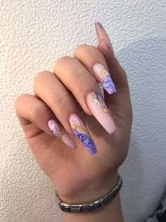 Dope Nail Designs Purple, Purple Acrylic Nails, Simple Acrylic Nails, Glow Nails, Uñas Acrilicas