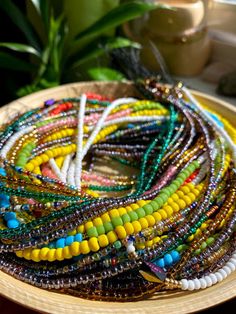 I'm pleased to offer my handmade waist beads to you at wholesale pricing. With these strands you will be able to make at minimum 2x profit off of your initial investment( depending on your markup). All waist beads will be traditional tie-ons on a standard 50inch string. These waist beads will be seed bead and accent beads. As well as a option for crystal waistbeads. There are 3 design options to choose from 1.Intuitive design- Leave it to me and I'll intuitively create all the waist bead strands Intuitive Design, Waist Beads, Bead Strand, Seed Bead, Embroidered Friendship Bracelet, Semiprecious Stones, Precious Stones, Seed Beads, Semi Precious