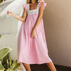 100% Cotton Made In Spain Long Blue Maxi Dress, Lovers And Friends Dress, Chiffon Babydoll Dress, Pink Gingham Dress, Cream Midi Dress, Halter Style Dress, Long Sleeve Fitted Dress, Metallic Mini Dresses, Grey Maxi Dress