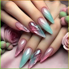 Check for Ideas on Spring Nails with Square Shape and Colorful Design! Spring 2021 Beautiful Nail Art Designs and Tips for Your Short Nails! Night Nails, Themed Nails, Nagellack Trends, Art Romantic, Chrome Nails Designs, Heart Themed, Art Heart