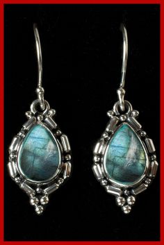 Holiday Gift Countdown #10: Our brand new handcrafted Sterling Silver "Olivia" earrings with Labradorite! (Jewelry gifts under $100!) Nickel Free Teardrop Fusion Earrings, Nickel-free Teardrop Fusion Earrings, Handmade Fusion Teardrop Earrings, Fusion Teardrop Jewelry With Matching Earrings, Fusion Teardrop Jewelry Set With Matching Earrings, Fusion Style Teardrop Jewelry With Matching Earrings, Artisan Jewelry With Matching Drop Earrings, Nickel Free Teardrop Fusion Jewelry, Artisan Teardrop Gemstone Earrings