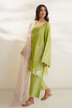 Winter Suits Pakistani, Summer Silk Sets With Sheer Dupatta, Elegant Semi-stitched Green Palazzo Set, Elegant Green Semi-stitched Palazzo Set, Party Palazzo Set In Pista Green With Chikankari Embroidery, Bollywood Style Sharara In Organza For Summer, Bollywood Style Organza Sharara For Summer, Summer Silk Sharara With Sheer Dupatta, Bollywood Style Summer Organza Sharara