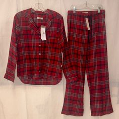 Ugg Red Flannel Pj Set Size Xs Red Flannel Pj Set Size Xs New With Tags Box52 Red Long Sleeve Sleepwear For Fall, Red Fall Sleepwear, Red Sleepwear For Fall, Plaid Relaxed Fit Sleepwear For Fall, Relaxed Fit Plaid Sleepwear For Fall, Casual Red Sleepwear For Fall, Casual Fall Holiday Sleepwear, Red Flannel, Pj Sets