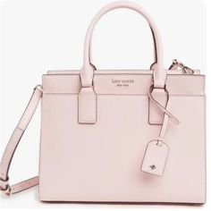 New With Tag Safiano Leather Light Pink Measurements: 11”W C 8.5” H X 5” D No Trades Elegant Pink Kate Spade Satchel, Kate Spade Pink Bag, Light Pink Purse, Kate Spade Bag Pink, Blue Leather Bag, Kate Spade Satchel, Purple Purse, Bags Kate Spade, Leather Satchel Handbags