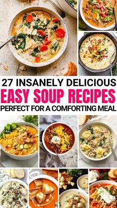 27 easy soup recipes that are perfect for a comforting meal