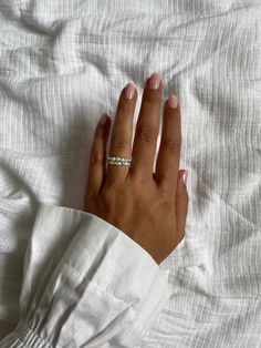 ✨ All our products are handmade, with lots of love and individually designed for you ✨ our minimalist rings are eye-catching and a perfect gift for any occasion ✨ You can stack them wonderfully with other rings from our shop ✨ We offer flexible ring sizes, thanks to the elastic band, the ring fits every finger ✨ the freshwater pearls are a natural product and may vary slightly in shape and colour ✨ Feel free to follow us on Instagram for more pictures: aurorajuwel Everyday Stackable Pearl Ring, Everyday Adjustable Stackable Pearl Ring, Adjustable Stackable Pearl Ring For Everyday, Minimalist Stackable Adjustable Pearl Ring, Trendy Hypoallergenic Midi Rings For Everyday, Adjustable Stackable Minimalist Pearl Ring, Trendy Hypoallergenic Midi Rings, Trendy Everyday Hypoallergenic Midi Rings, Delicate White Rings For Everyday Wear