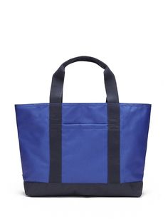 Banana Republic Mens Small Tote Bag Bright Blue Size One Medium On-the-go Shoulder Bag With Large Capacity, On-the-go Tote Bag With Pockets, Practical Tote Bag With Removable Pouch, Blue Canvas Tote Bag With Zipper, Blue Canvas Tote Bag With Zipper Closure, Practical Tote Bag With Top Carry Handle, Functional Tote Bag With Zipper Pocket, Functional Tote Satchel For Shopping, Functional Shopping Tote Satchel