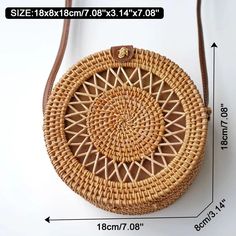 Summer Rattan Handmade Bag Eco-friendly Palm Leaf Bag With Open Weave, Brown Braided Bags For Beach Season, Eco-friendly Beige Shoulder Bag For Picnic, Summer Beach Shoulder Bag Made From Palm Leaf, Bohemian Brown Shoulder Bag For Summer, Daily Use Braided Rattan Shoulder Bag, Everyday Braided Rattan Bag, Brown Braided Beach Bag For Summer, Summer Brown Braided Beach Bag