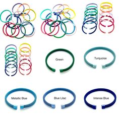 - Inner diameter: 2.5” - Flexible wire material - Fits small to medium wrists Yellow Violet, Wire Bracelets, Metallic Blue, Wire Bracelet, Pink Bracelet, Online Jewelry Store, Green Turquoise, Blue Bracelet, Lilac