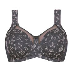 Full-cup bra wireless ANITA Clara Art Elegant Push-up Sports Bra, Padded Full Cup Sports Bra, Full Cup Bra, Cup Bra, Satin Bow, Side Panels, Bra Cups, Sports Bra, Lingerie