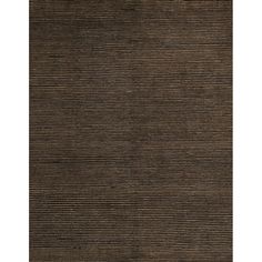 an area rug with dark brown stripes on it