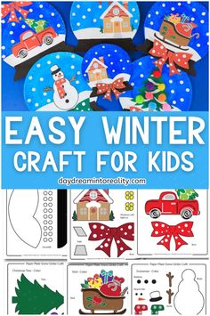 Looking for a hands-on activity for kids? Dive into the magic of winter with our paper plate snow globe craft! With a free template to guide them, children can create their very own snowy scene. Paper Plate Snow Globe, Easy Snow Globe Craft, Snow Globe Craft, Easy Winter Crafts, Snow Globe Crafts, Globe Crafts, Preschool Christmas Crafts, Turkey Craft