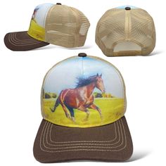 Gender: Mansize/Measures: Adjustablematerial: 100% Polyester Condition:100% New & High Qualitystyle: Snapback Hatcolor: Multicolorseason: All Seasonspackage Included: 1 Hatbrand: Unbranded/Boutiquecharacter: Horse Photography Closure: Snapbackoccasion/Activity: Working, Casual, Beach, Travel, Partycare Instructions: Hand Wash, Cold Water, Bleach Free, Air Drying. #Snapback #Summer #Cap #Hat #Animalpatch #Western Beige Trucker Hat For Outdoor, Beige Snapback Hat For Outdoor, Beige Snapback Trucker Hat For Outdoor, Beige Trucker Hat With Curved Brim For Outdoor, Beige Adjustable Trucker Hat For Outdoor, Adjustable Beige Trucker Hat For Outdoor, Adjustable Brimmed Trucker Baseball Cap, Adjustable Brimmed Trucker Hat, Adjustable Brimmed Trucker Snapback Hat