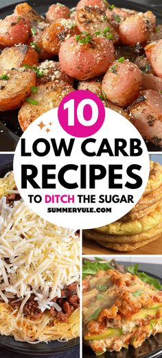 the top ten low carb recipes to pitch the sugar in your diet and stay healthy