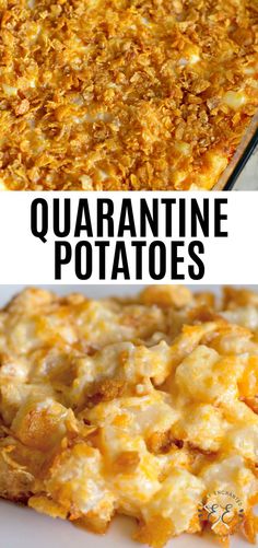 cheesy potato casserole is an easy and delicious side dish for dinner