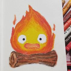 Chara Calcifer
Howls moving castle. Cute Oil Pastels Drawings, How To Draw Calcifer, Ghibli Oil Pastel Art, Studio Ghibli Oil Pastel Art, Arts With Oil Pastels, Ghibli Simple Art, Crayon Drawing Ideas Aesthetic, Studio Ghibli Art Inspiration, Oil Crayons Art