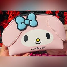 Super Cute Brand New P15 Cute Cosmetic Bag With Removable Pouch, Cute Portable Pouch, My Melody Makeup, My Melody, Makeup Bag, Hello Kitty, Super Cute, Bag Lady, Kitty