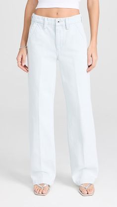 Favorite Daughter The Taylor Low Rise Trousers | Shopbop Low Rise Trousers, Favorite Daughter, Trouser Pants Women, China Fashion, Spring 2024, Stretch Denim, Low Rise, Full Length, New Arrivals