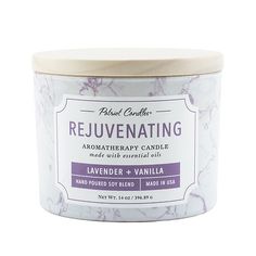 lavender and vanilla rejuvenating candle