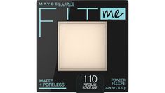 Maybelline Fit Me Matte Plus Poreless 110 Porcelain Pressed Powder | Cub Liquor Maybelline Foundation, Fit Me Matte And Poreless, New York Fits, Live Beautiful, Perfect Complexion, Makeup Setting Spray, Foundation Powder, Maybelline New York, Dollar General