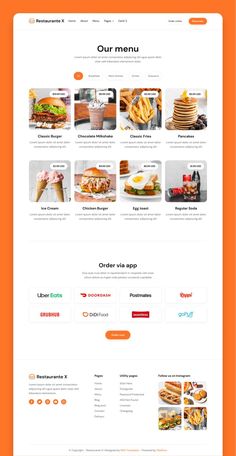 Restaurant HTML CSS Website Theme Webflow Website, Sushi Burger, Restaurant Website Templates, Elegant Restaurants, Drink Bar, Chef Food, Chocolate Milkshake, Luxury Restaurant