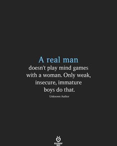 a quote from unknown authors about real man and his role in the game, which he wrote